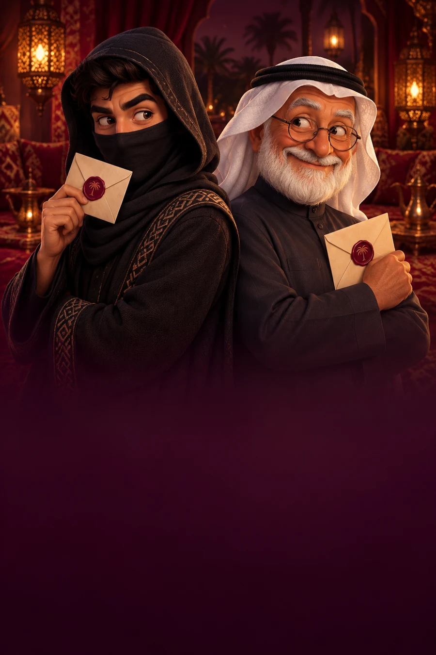 الشايب والملكع في مجلس الأسرار
